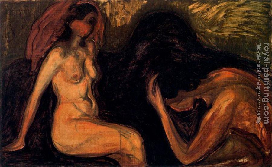 Edvard Munch : Man and Woman